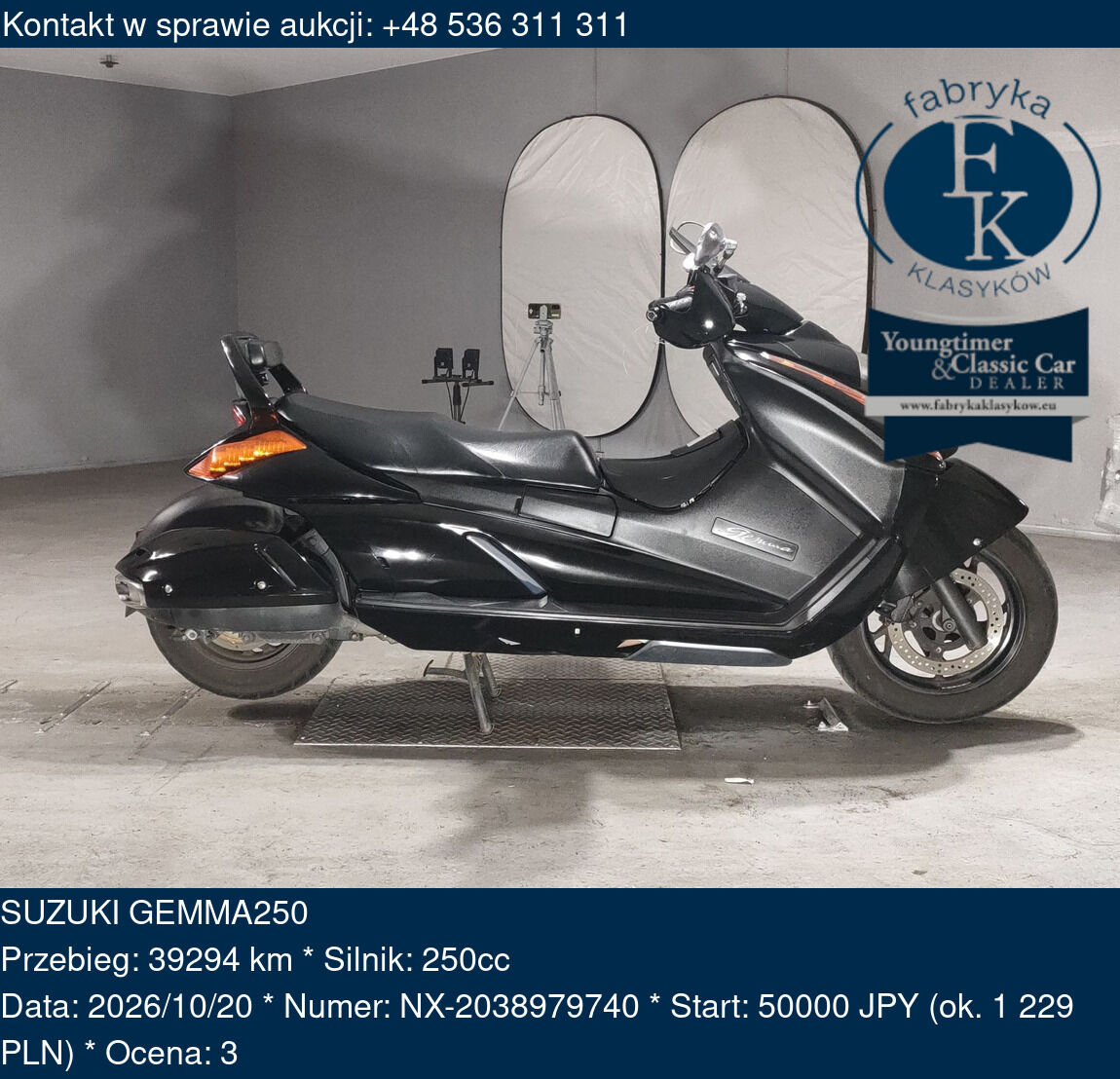 SUZUKI GEMMA250  - zdjęcie 2