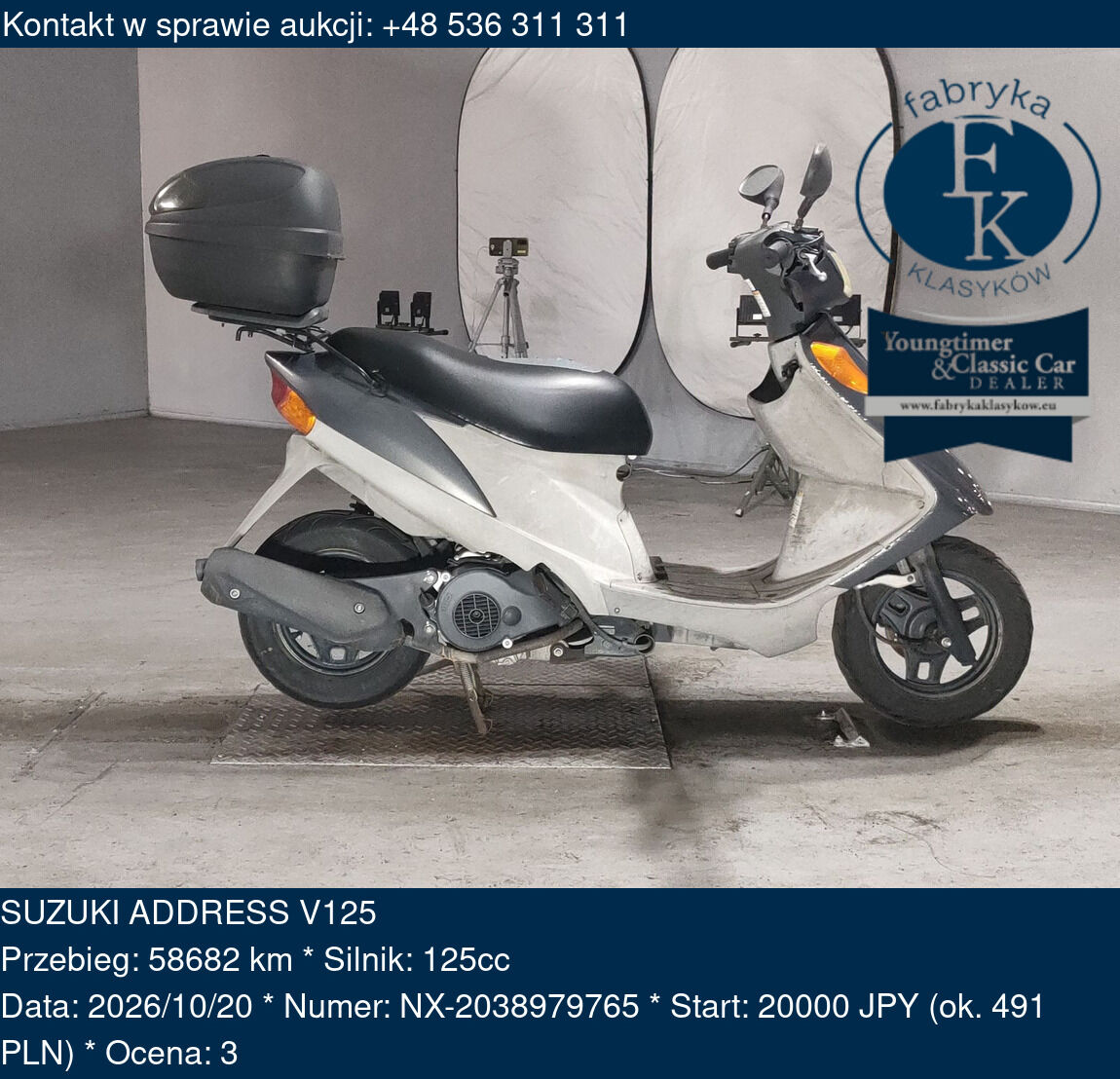 SUZUKI ADDRESS V125  - zdjęcie 2