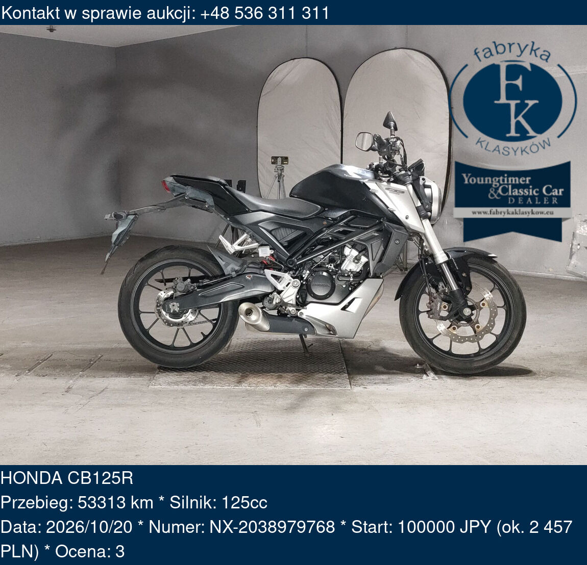 HONDA CB125R  - zdjęcie 2