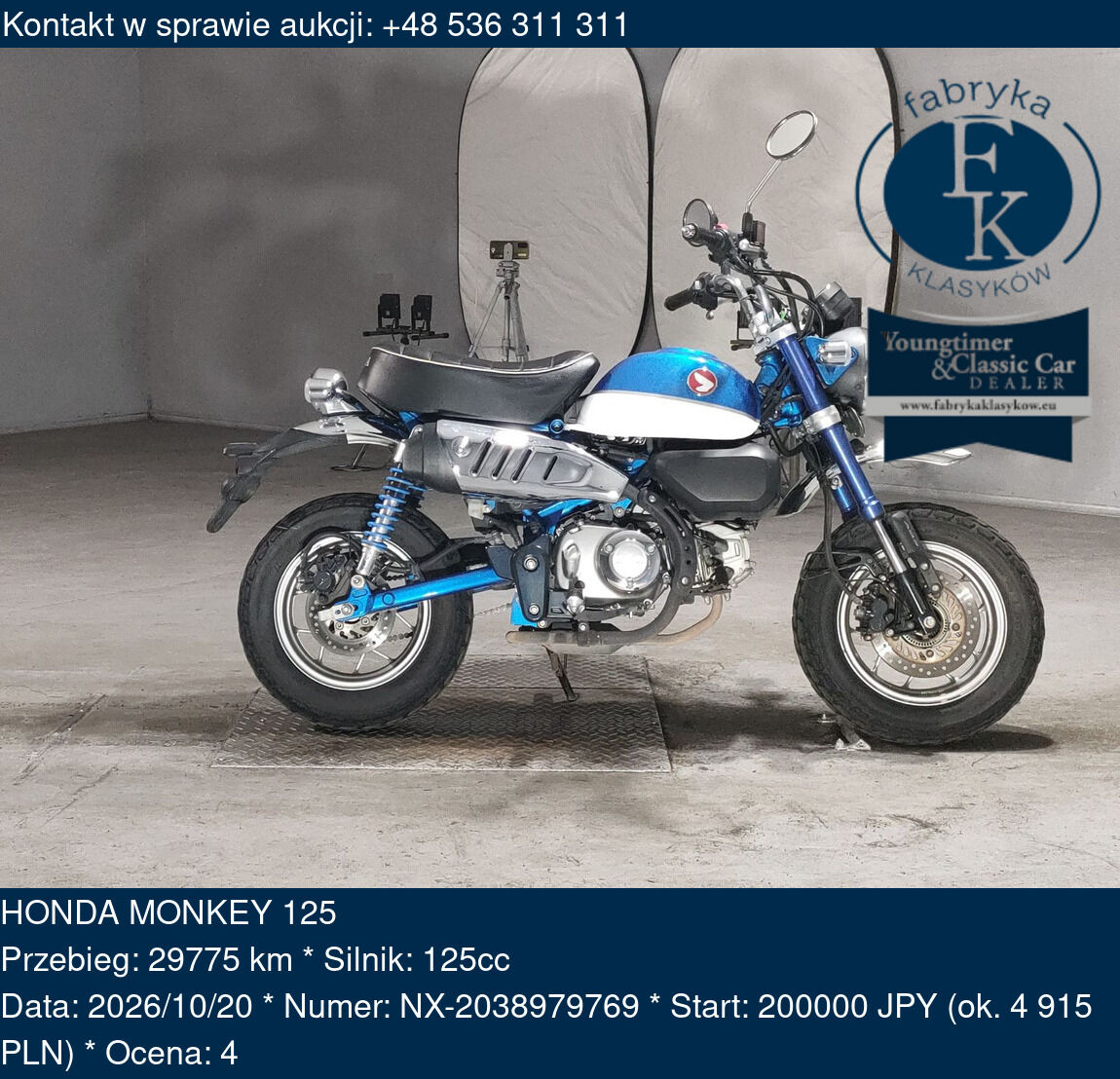 HONDA MONKEY 125  - zdjęcie 2