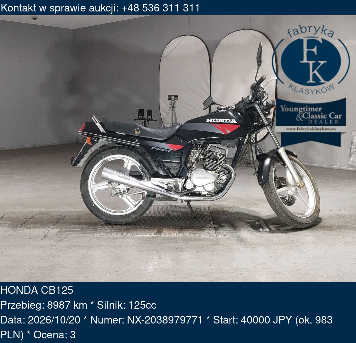HONDA CB125  - zdjęcie 2