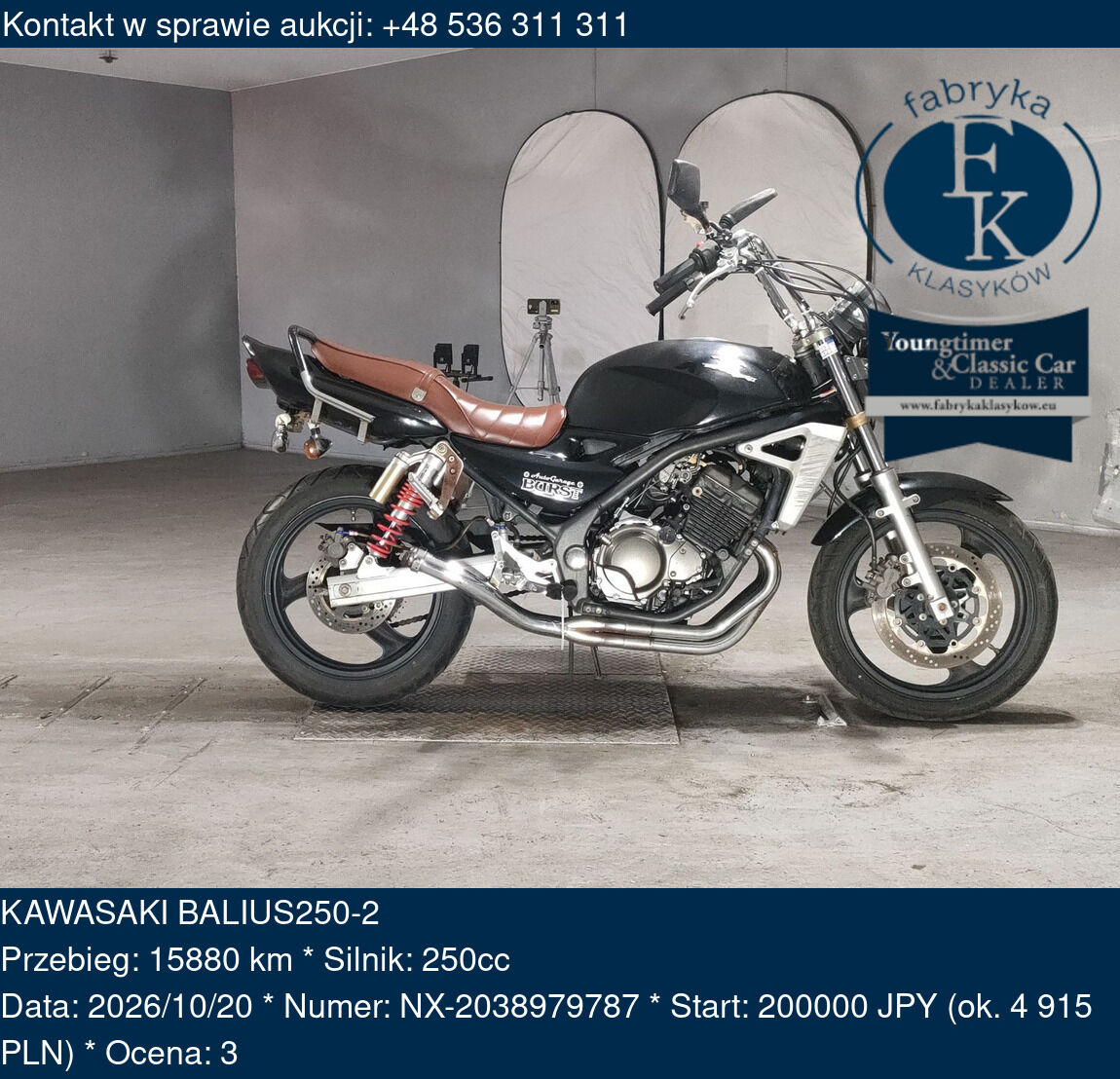 KAWASAKI BALIUS250-2  - zdjęcie 2