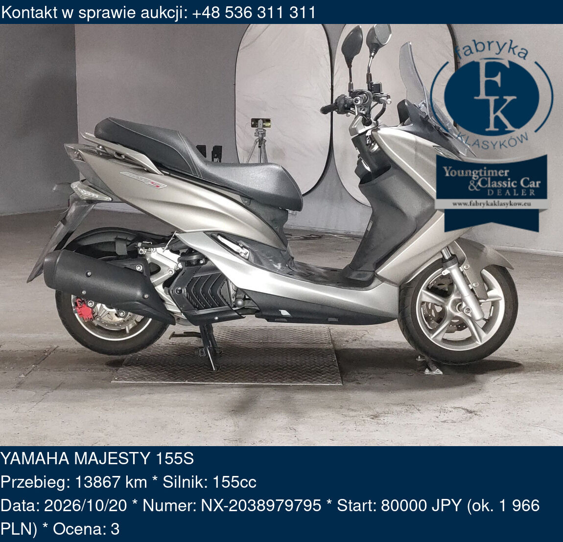 YAMAHA MAJESTY 155S  - zdjęcie 2