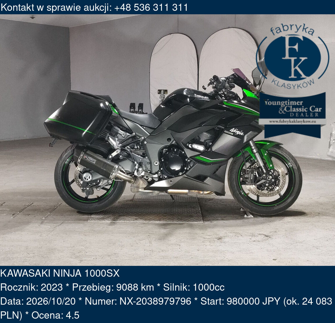 KAWASAKI NINJA 1000SX 2023 - zdjęcie 2