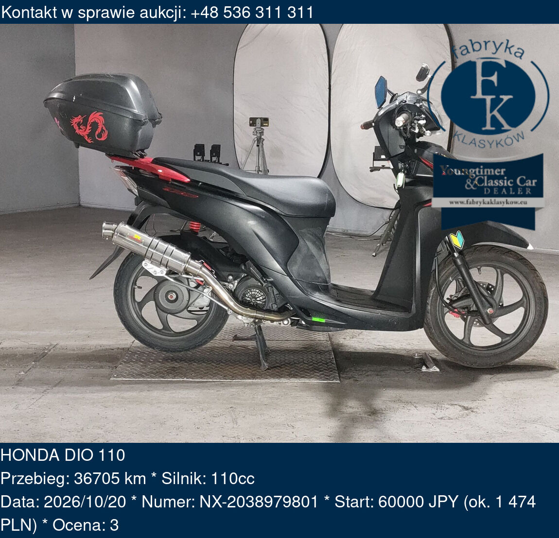 HONDA DIO 110  - zdjęcie 2