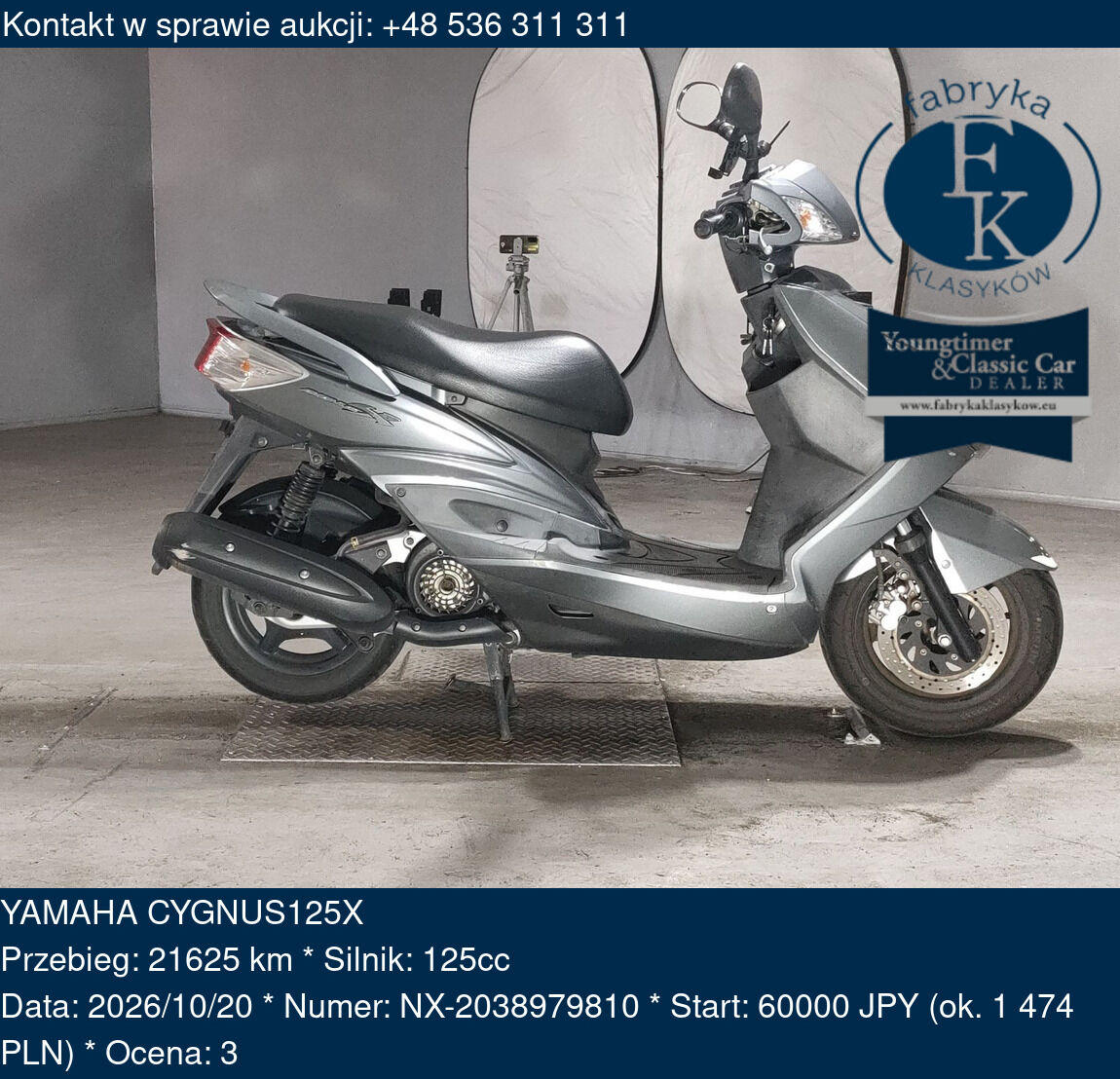 YAMAHA CYGNUS125X  - zdjęcie 2