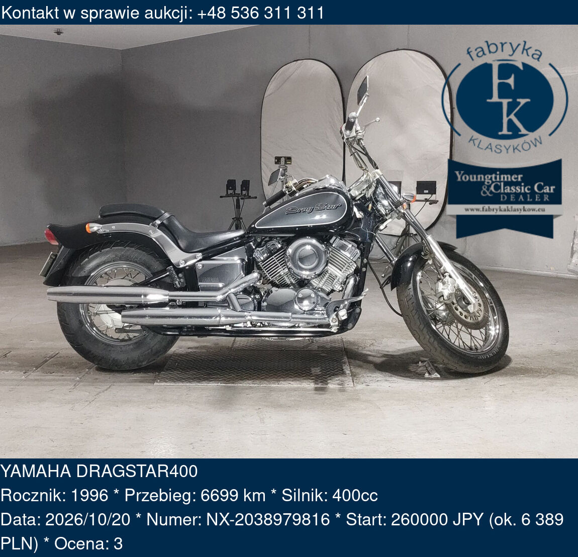 YAMAHA DRAGSTAR400 1996 - zdjęcie 2