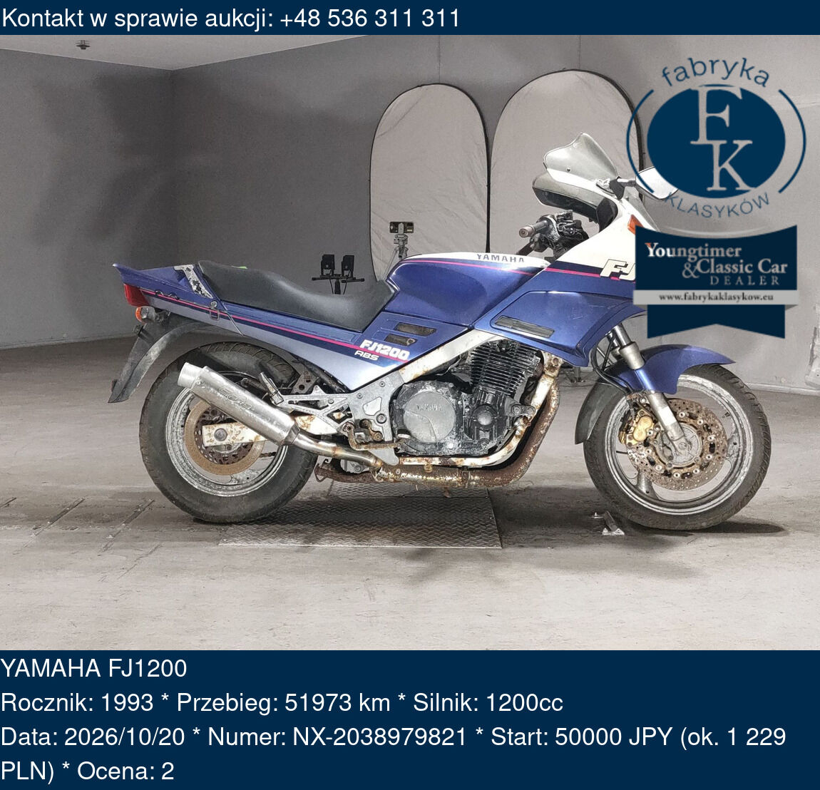 YAMAHA FJ1200 1993 - zdjęcie 2