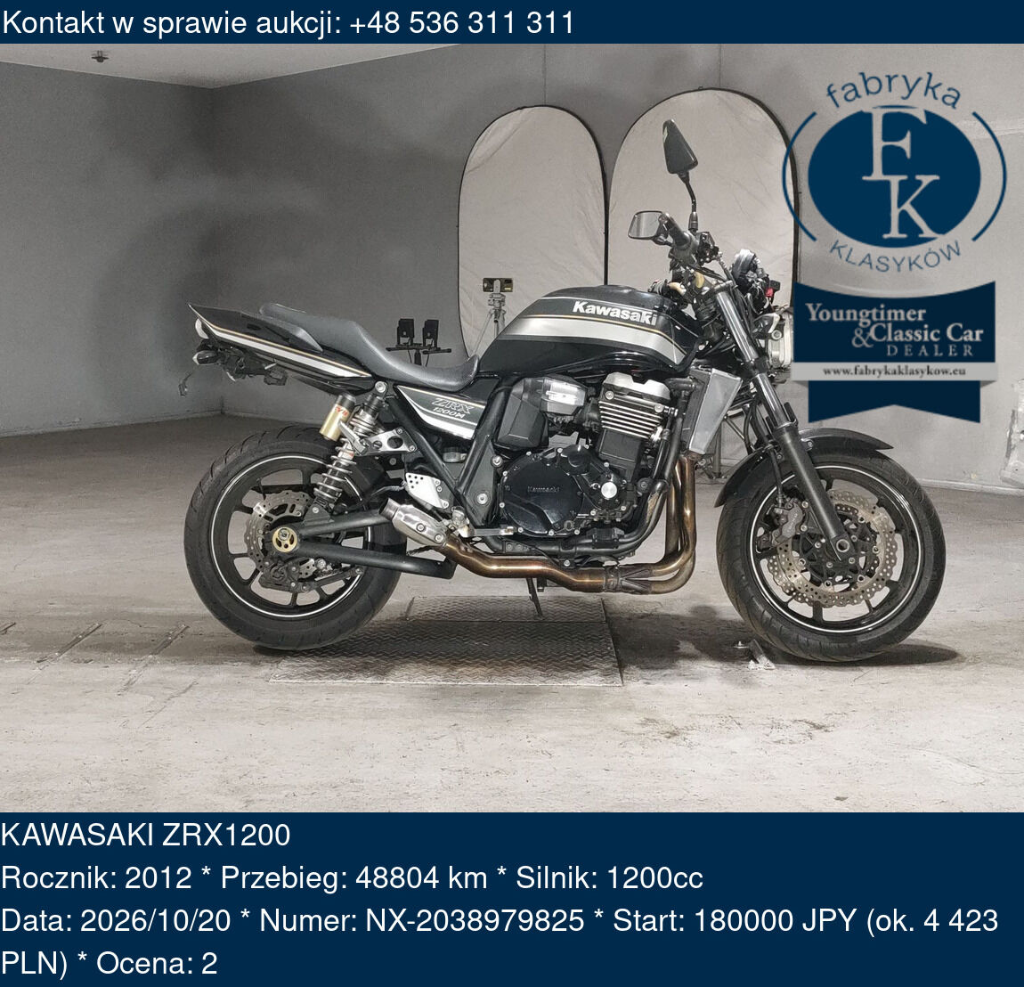 KAWASAKI ZRX1200 2012 - zdjęcie 2