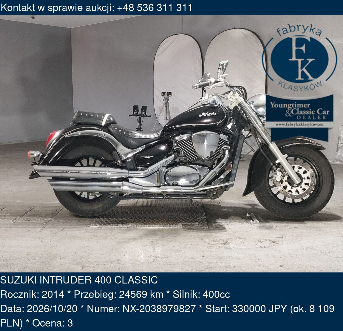 SUZUKI INTRUDER 400 CLASSIC 2014 - zdjęcie 2