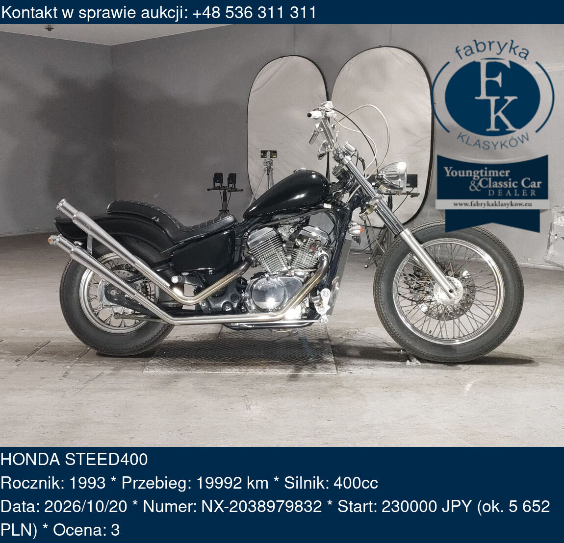 HONDA STEED400 1993 - zdjęcie 2