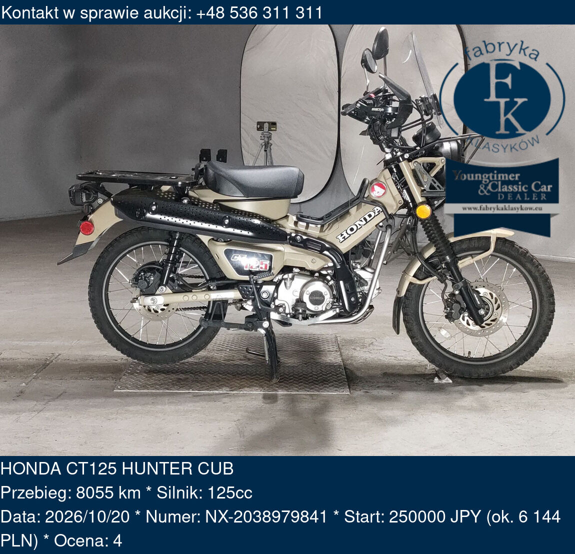 HONDA CT125 HUNTER CUB  - zdjęcie 2