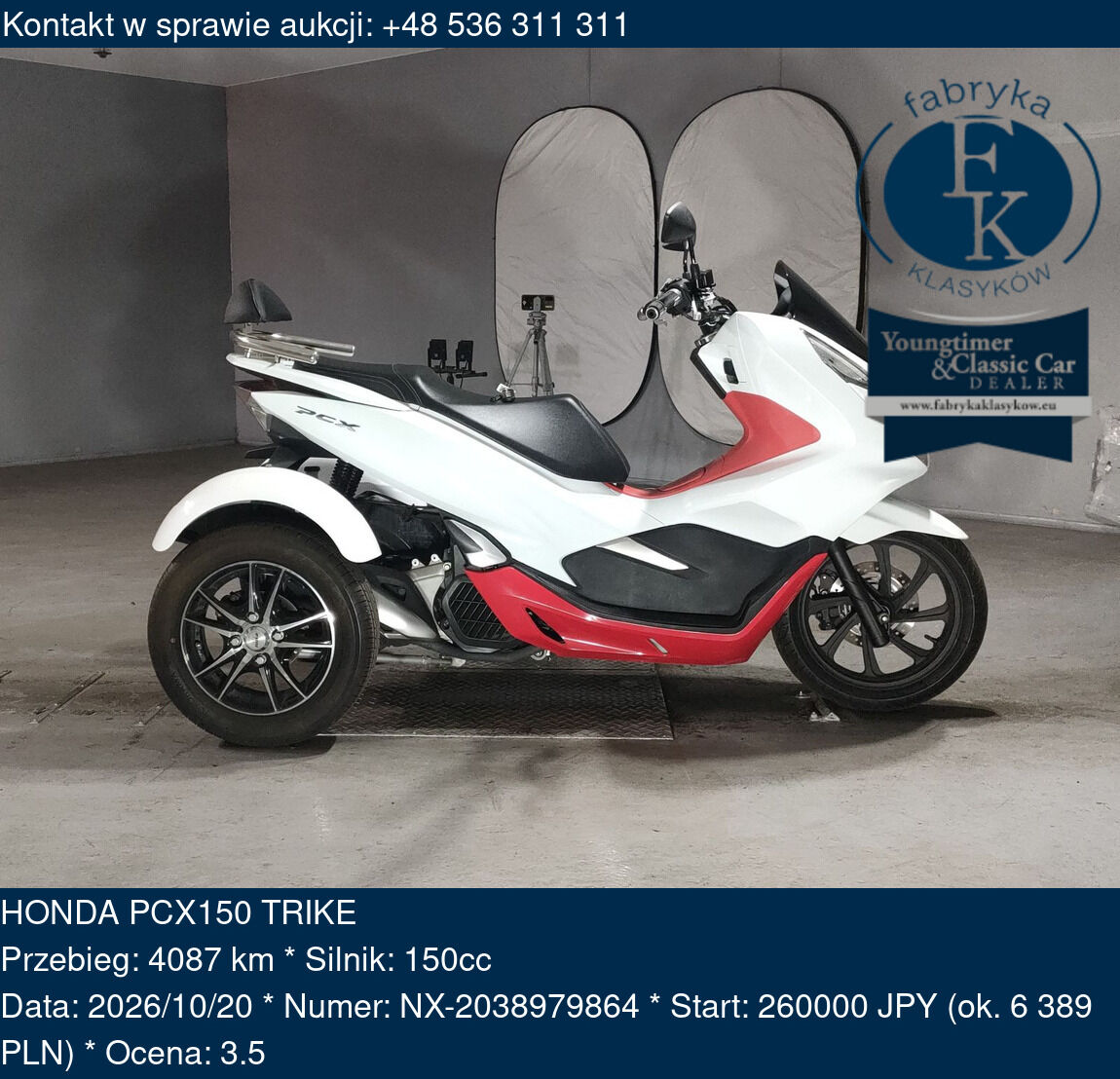 HONDA PCX150 TRIKE  - zdjęcie 2