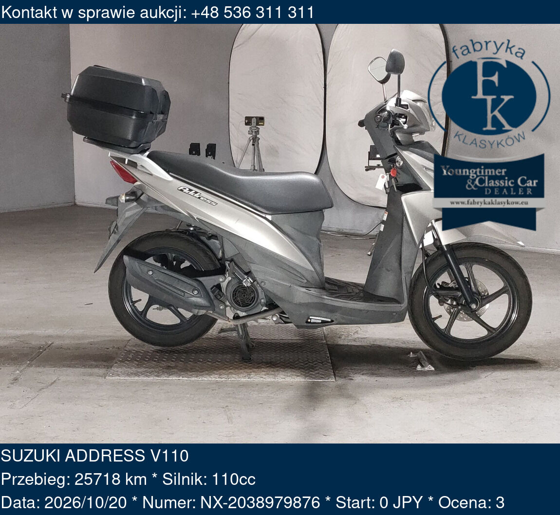 SUZUKI ADDRESS V110  - zdjęcie 2