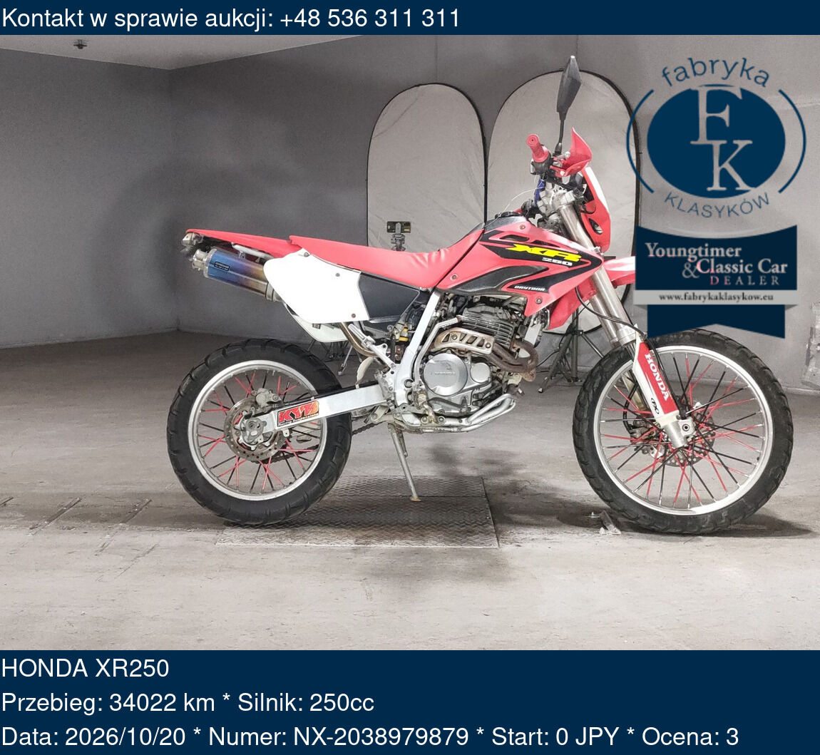 HONDA XR250  - zdjęcie 2