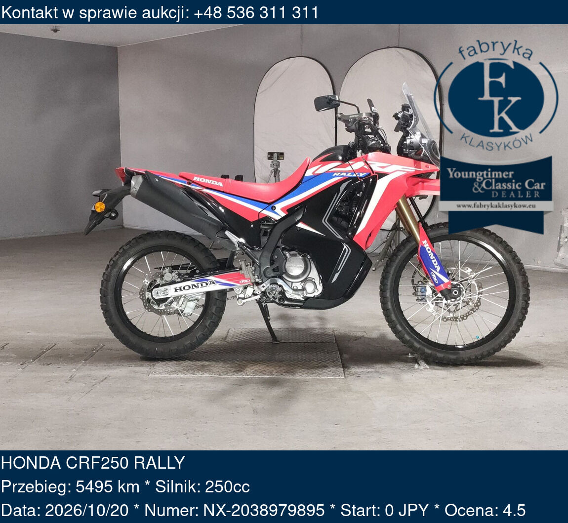HONDA CRF250 RALLY  - zdjęcie 2