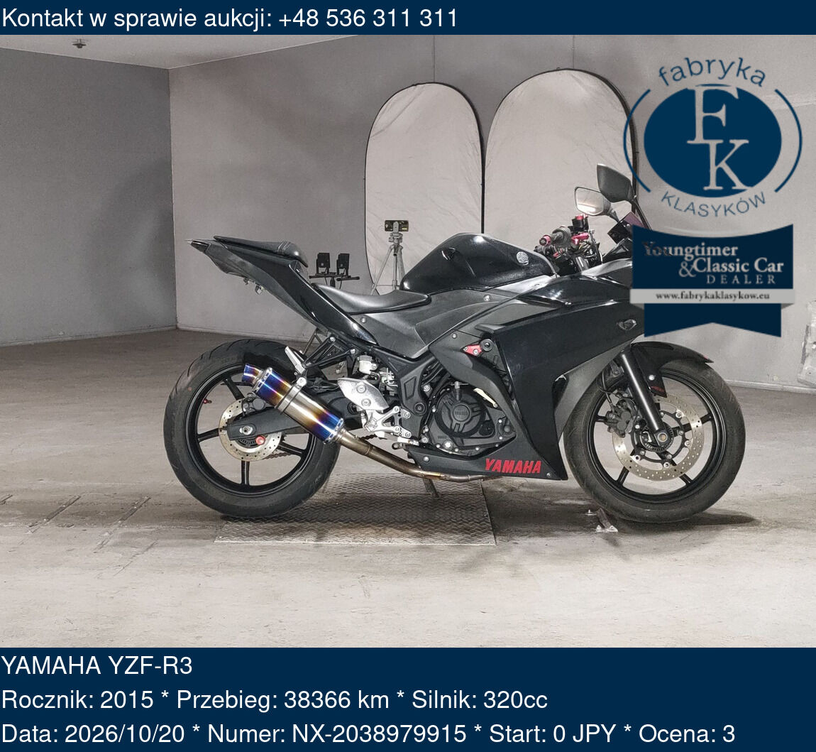 YAMAHA YZF-R3 2015 - zdjęcie 2