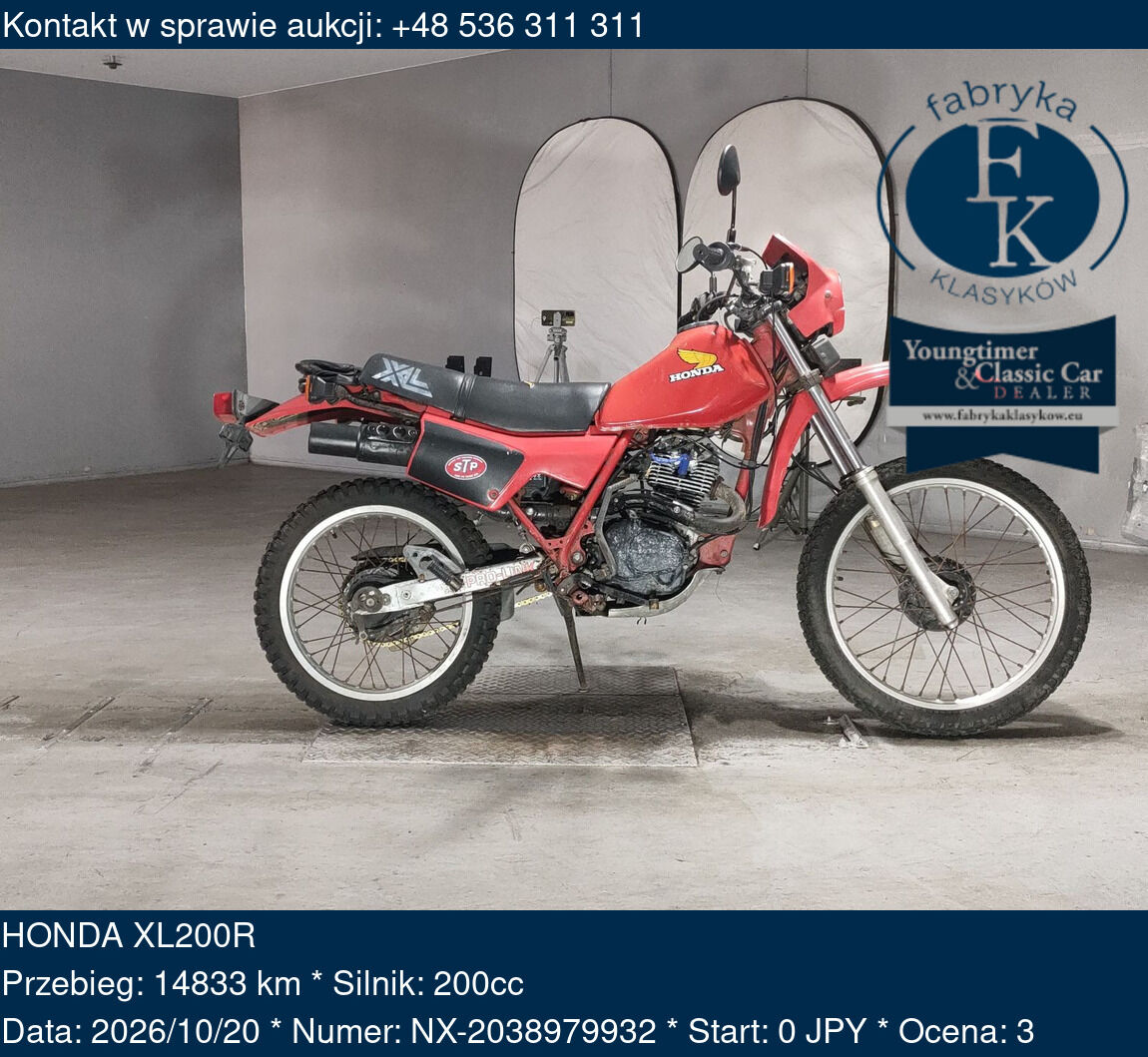 HONDA XL200R  - zdjęcie 2