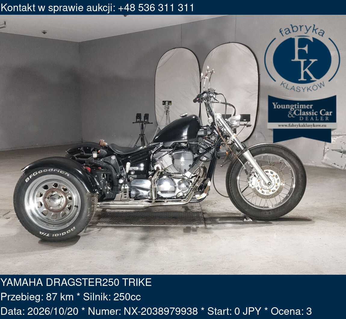 YAMAHA DRAGSTER250 TRIKE  - zdjęcie 2