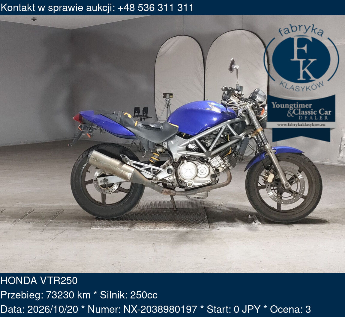HONDA VTR250  - zdjęcie 2