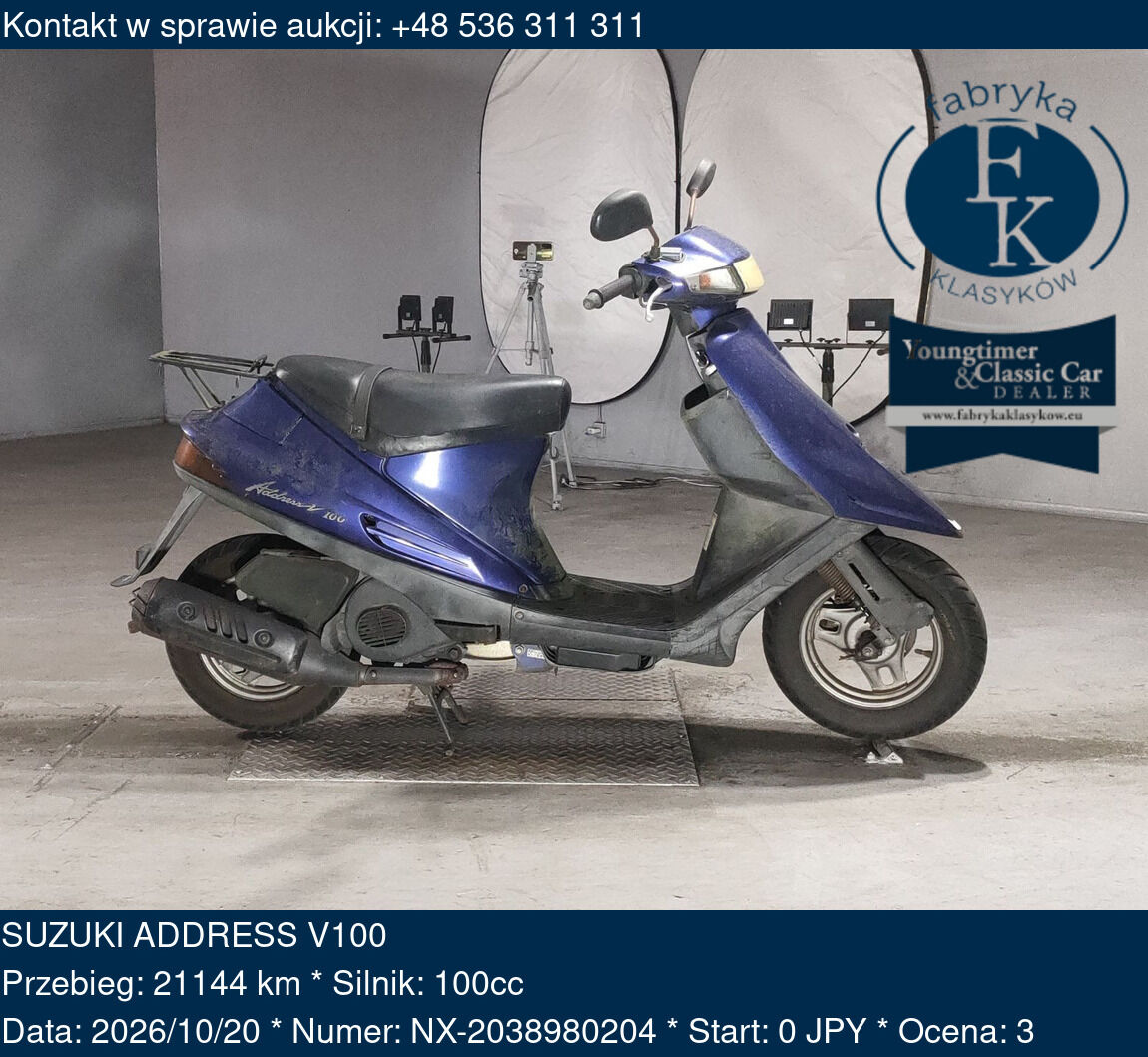 SUZUKI ADDRESS V100  - zdjęcie 2