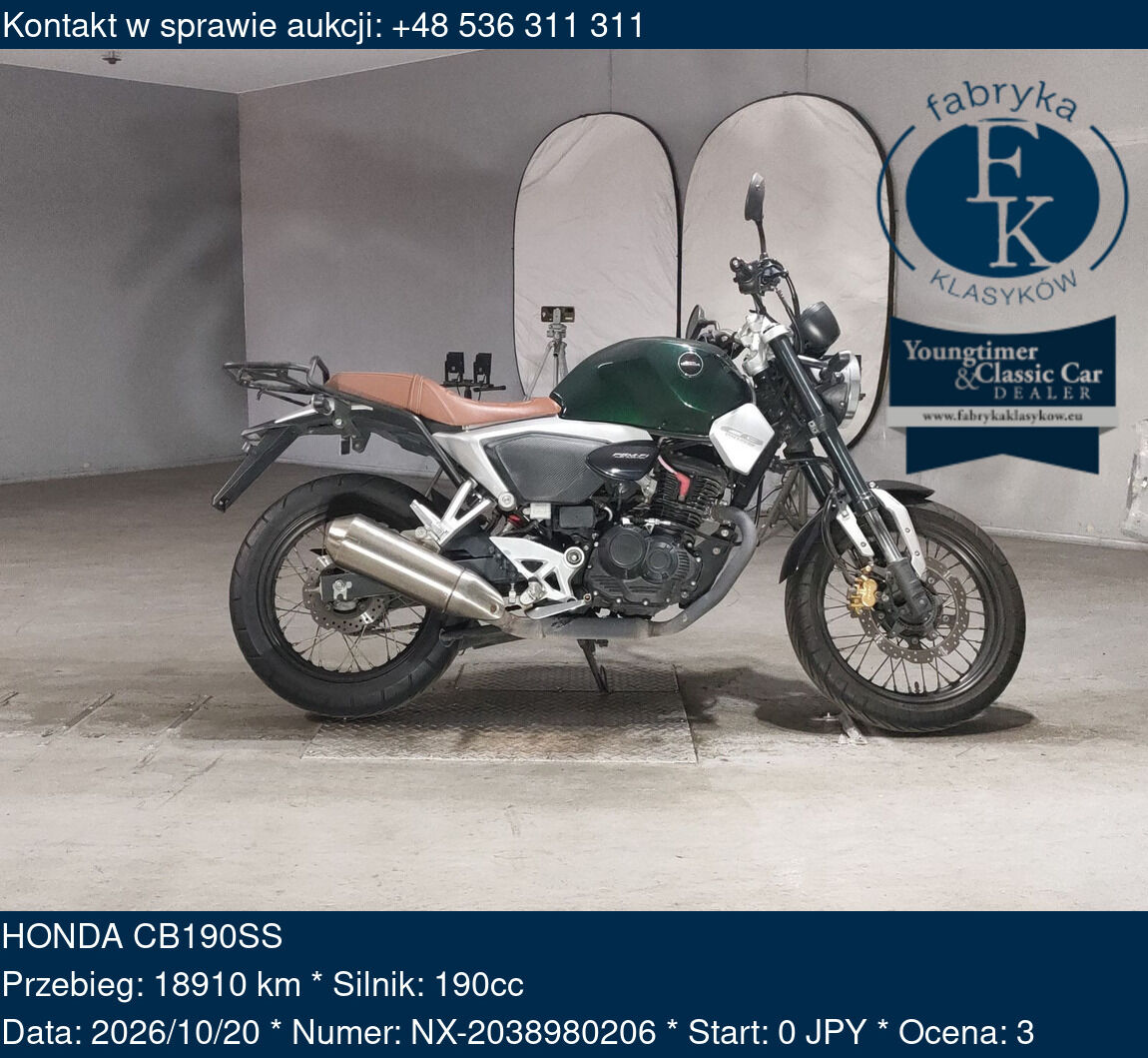 HONDA CB190SS  - zdjęcie 2