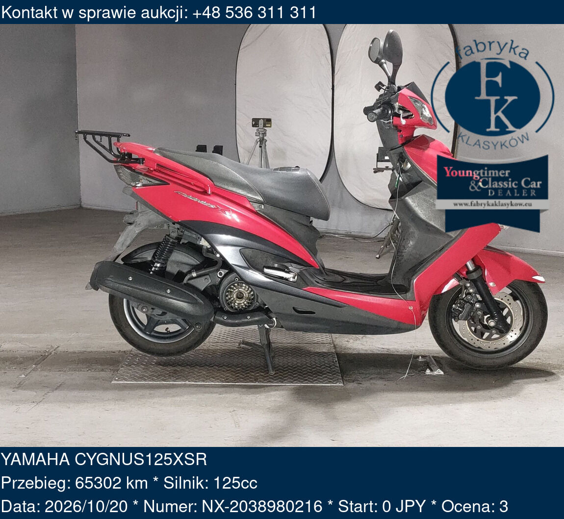 YAMAHA CYGNUS125XSR  - zdjęcie 2