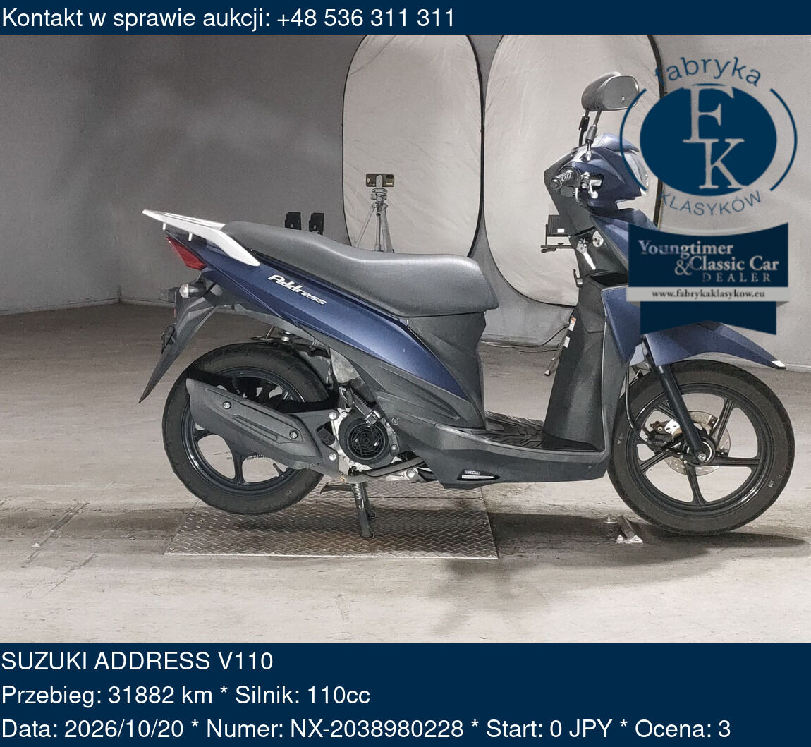 SUZUKI ADDRESS V110  - zdjęcie 2
