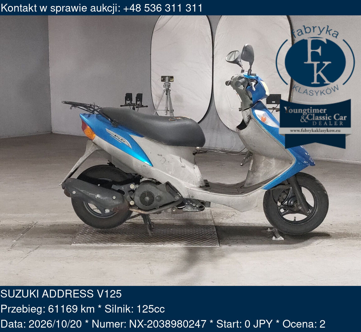 SUZUKI ADDRESS V125  - zdjęcie 2