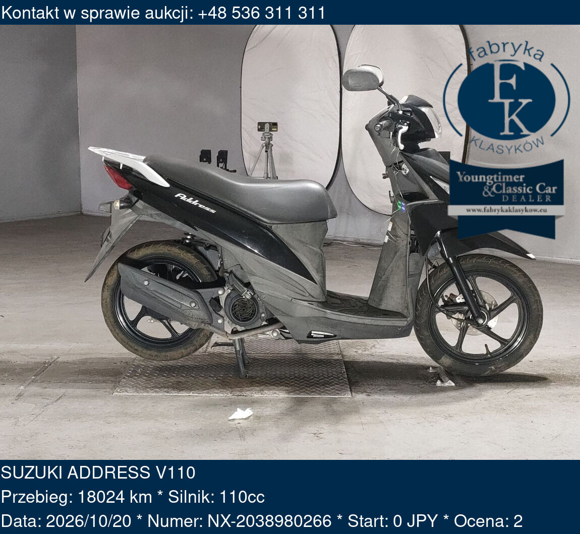 SUZUKI ADDRESS V110  - zdjęcie 2