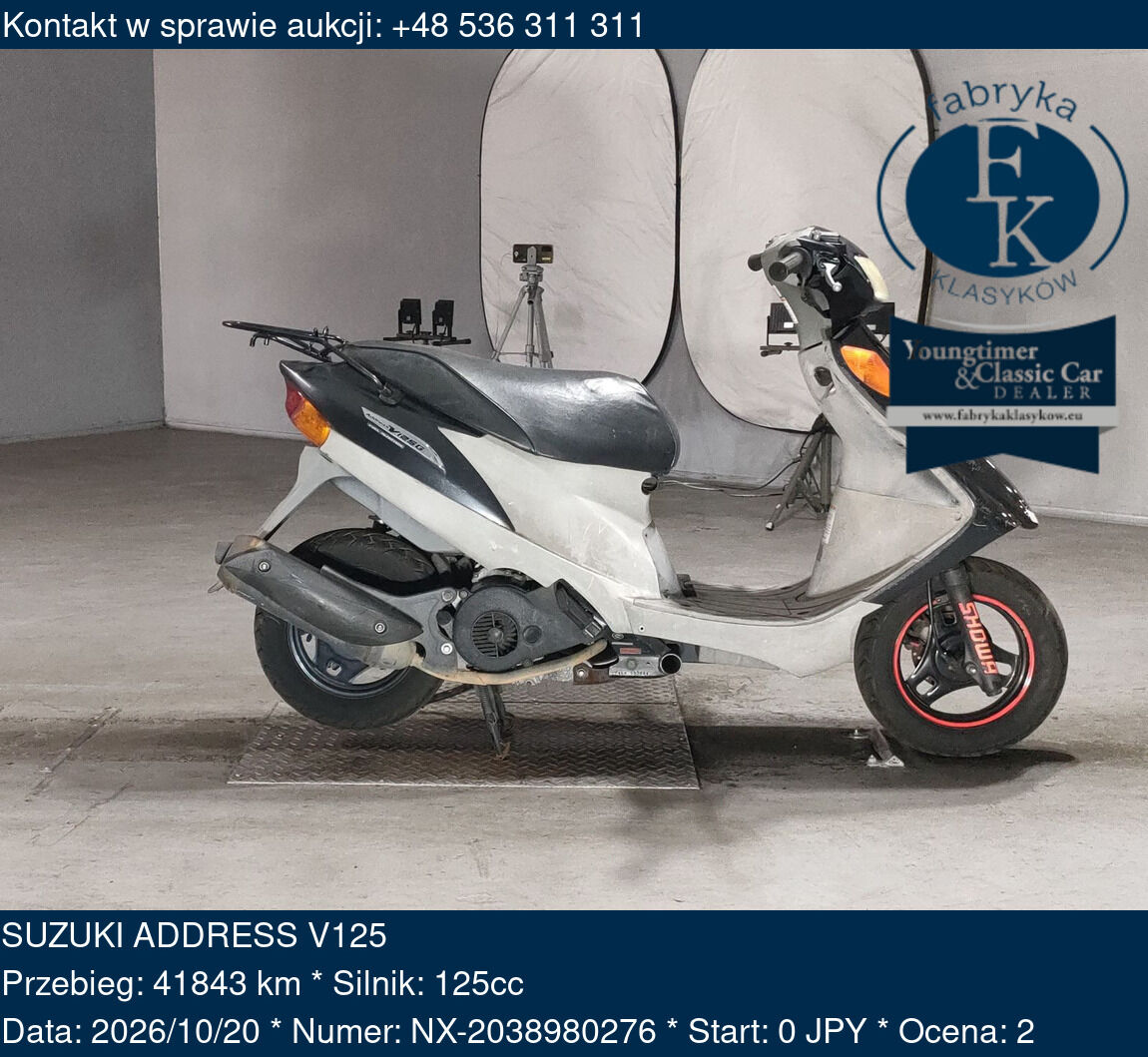 SUZUKI ADDRESS V125  - zdjęcie 2
