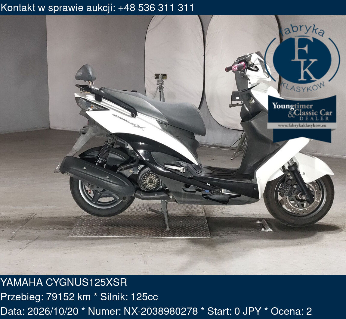 YAMAHA CYGNUS125XSR  - zdjęcie 2