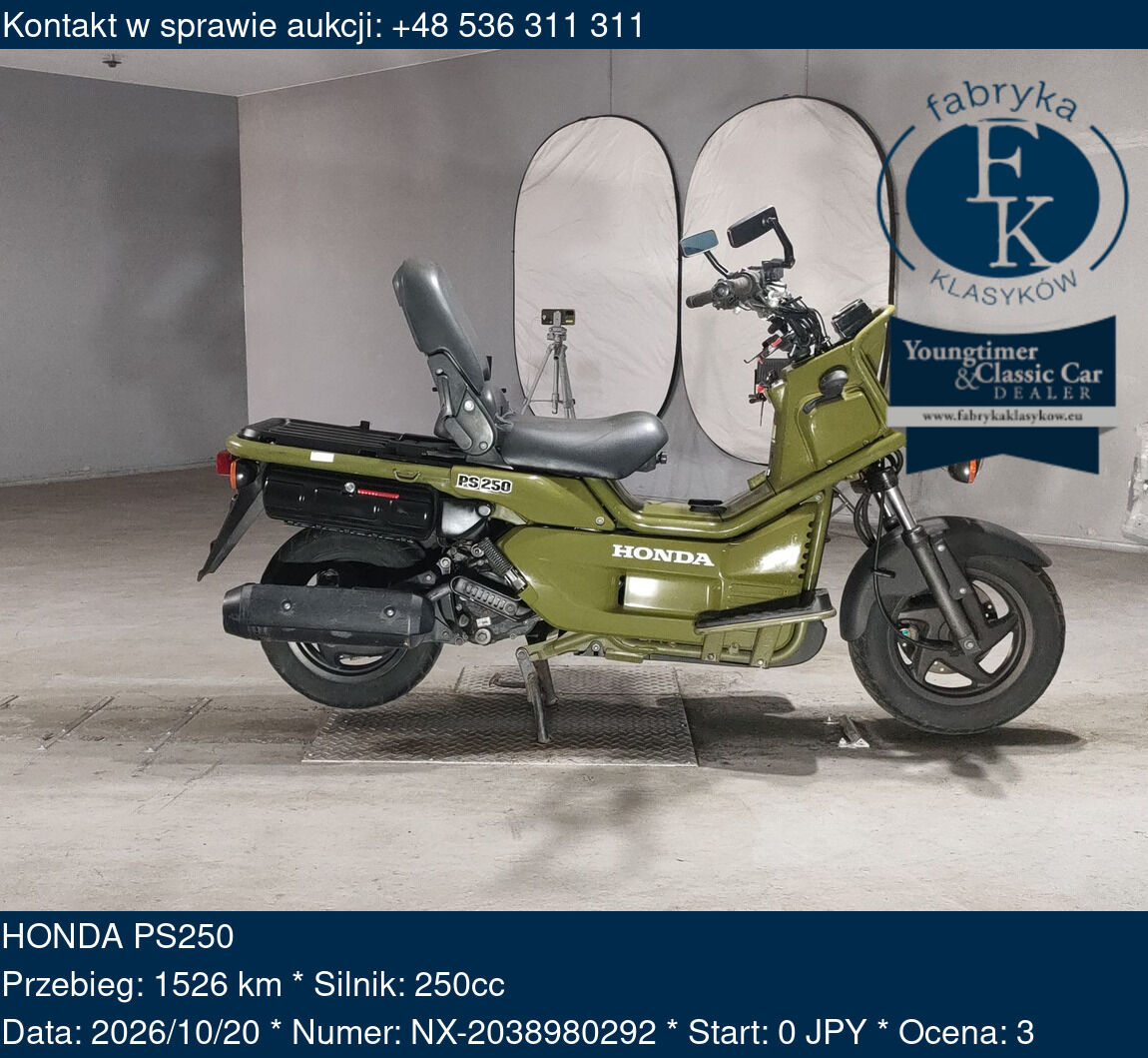 HONDA PS250  - zdjęcie 2