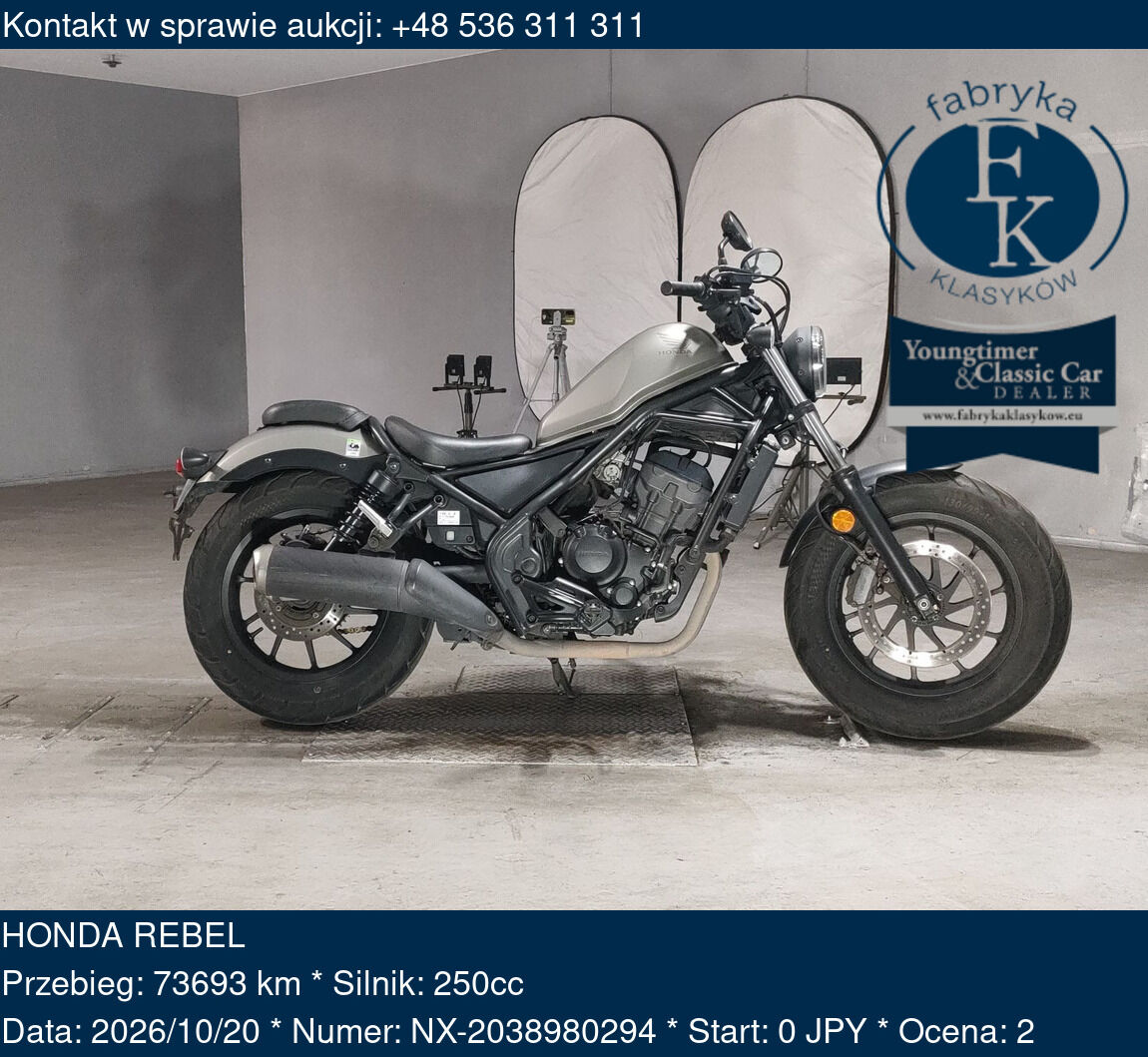 HONDA REBEL  - zdjęcie 2