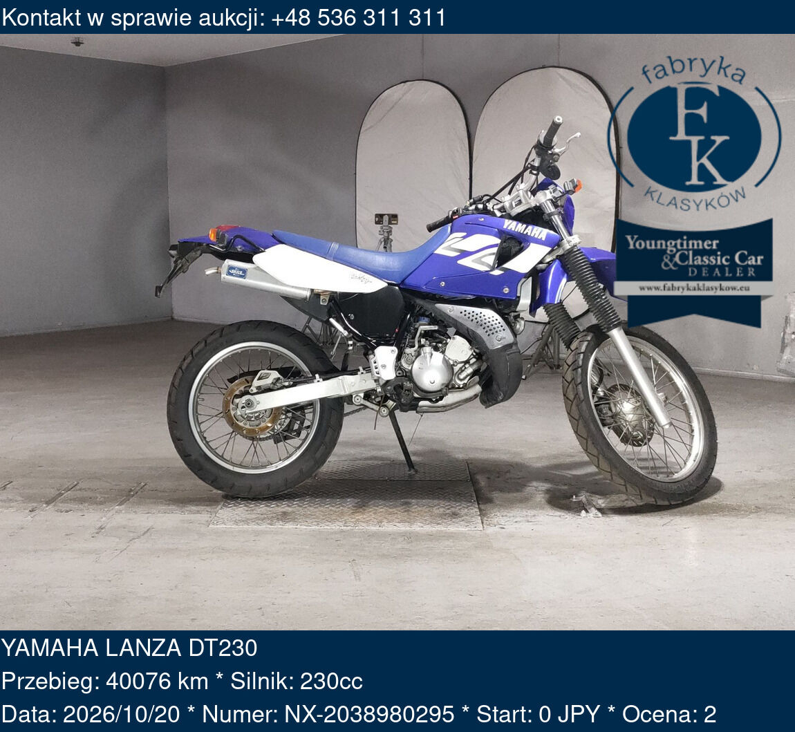 YAMAHA LANZA DT230  - zdjęcie 2