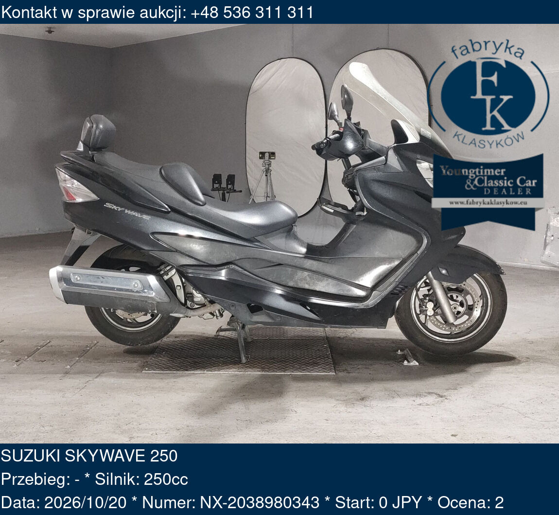 SUZUKI SKYWAVE 250  - zdjęcie 2