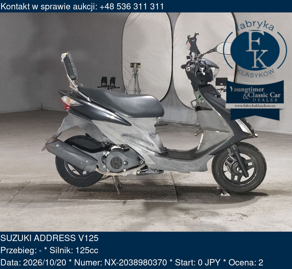 SUZUKI ADDRESS V125  - zdjęcie 2