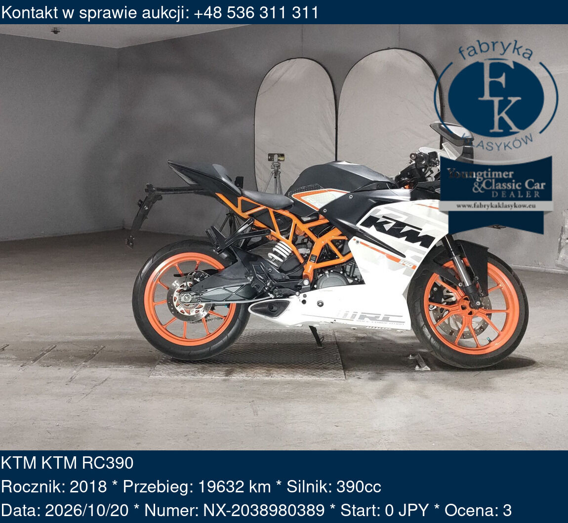 KTM KTM RC390 2018 - zdjęcie 2