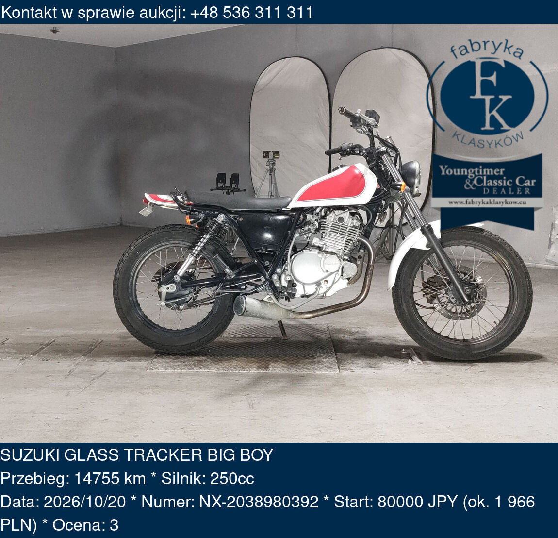 SUZUKI GLASS TRACKER BIG BOY  - zdjęcie 2