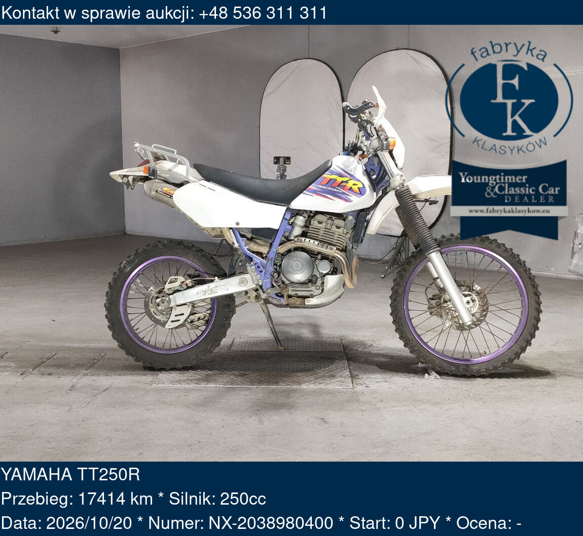 YAMAHA TT250R  - zdjęcie 2