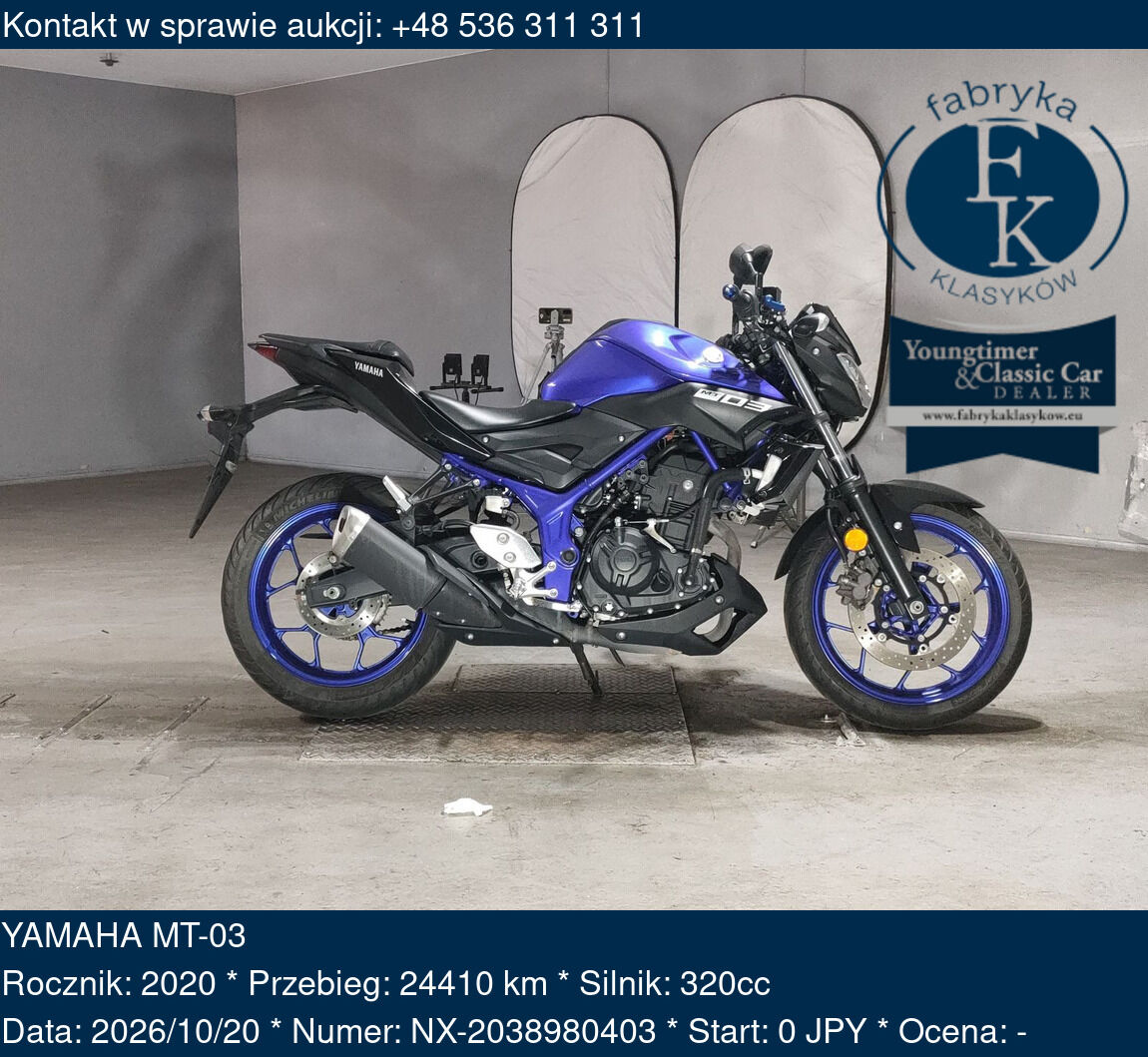 YAMAHA MT-03 2020 - zdjęcie 2
