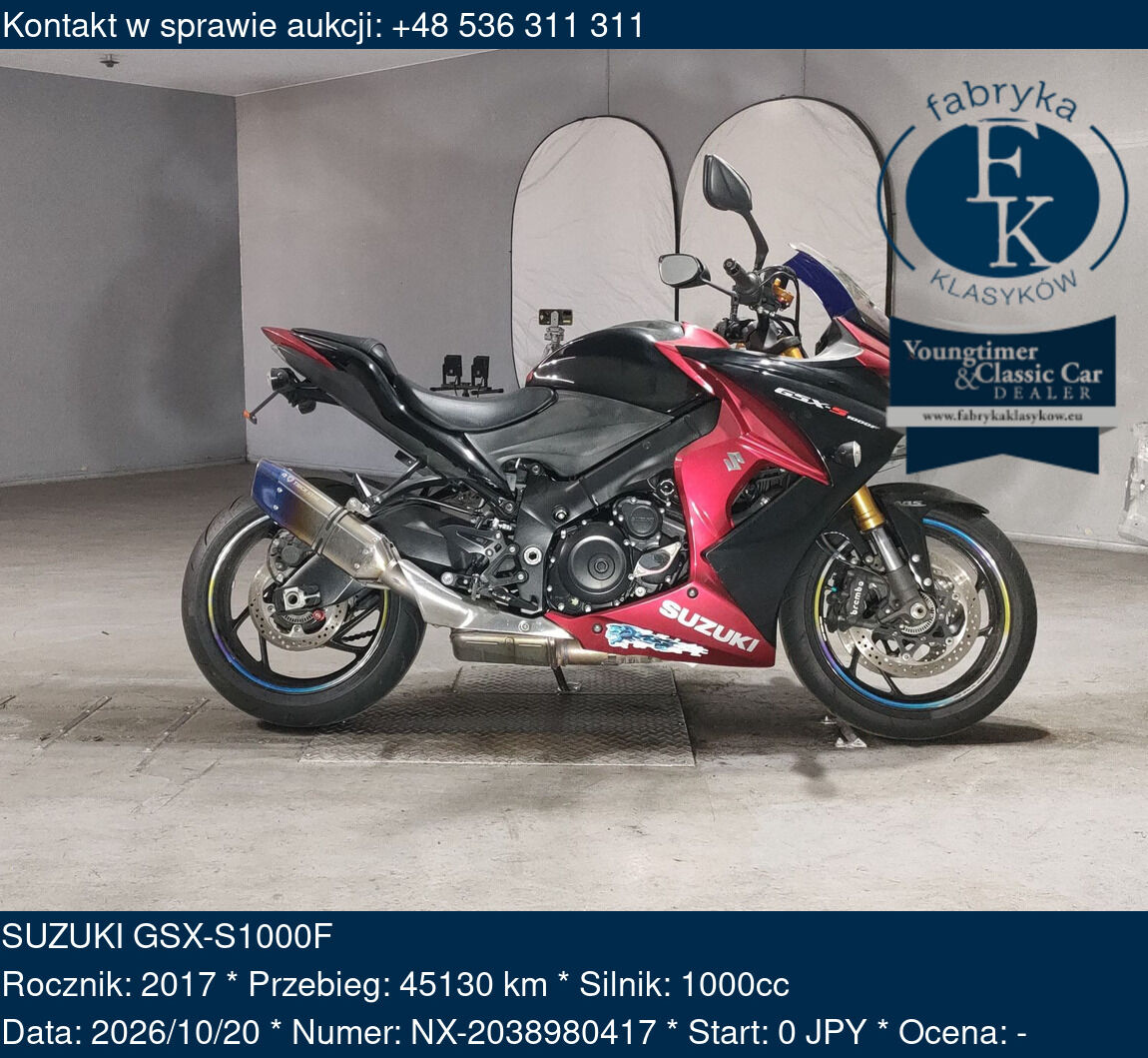 SUZUKI GSX-S1000F 2017 - zdjęcie 2