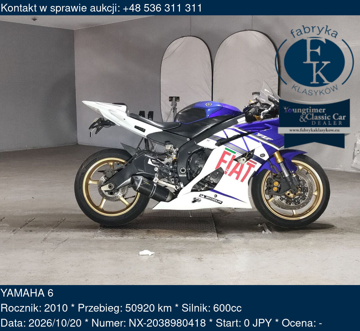YAMAHA 6 2010 - zdjęcie 2
