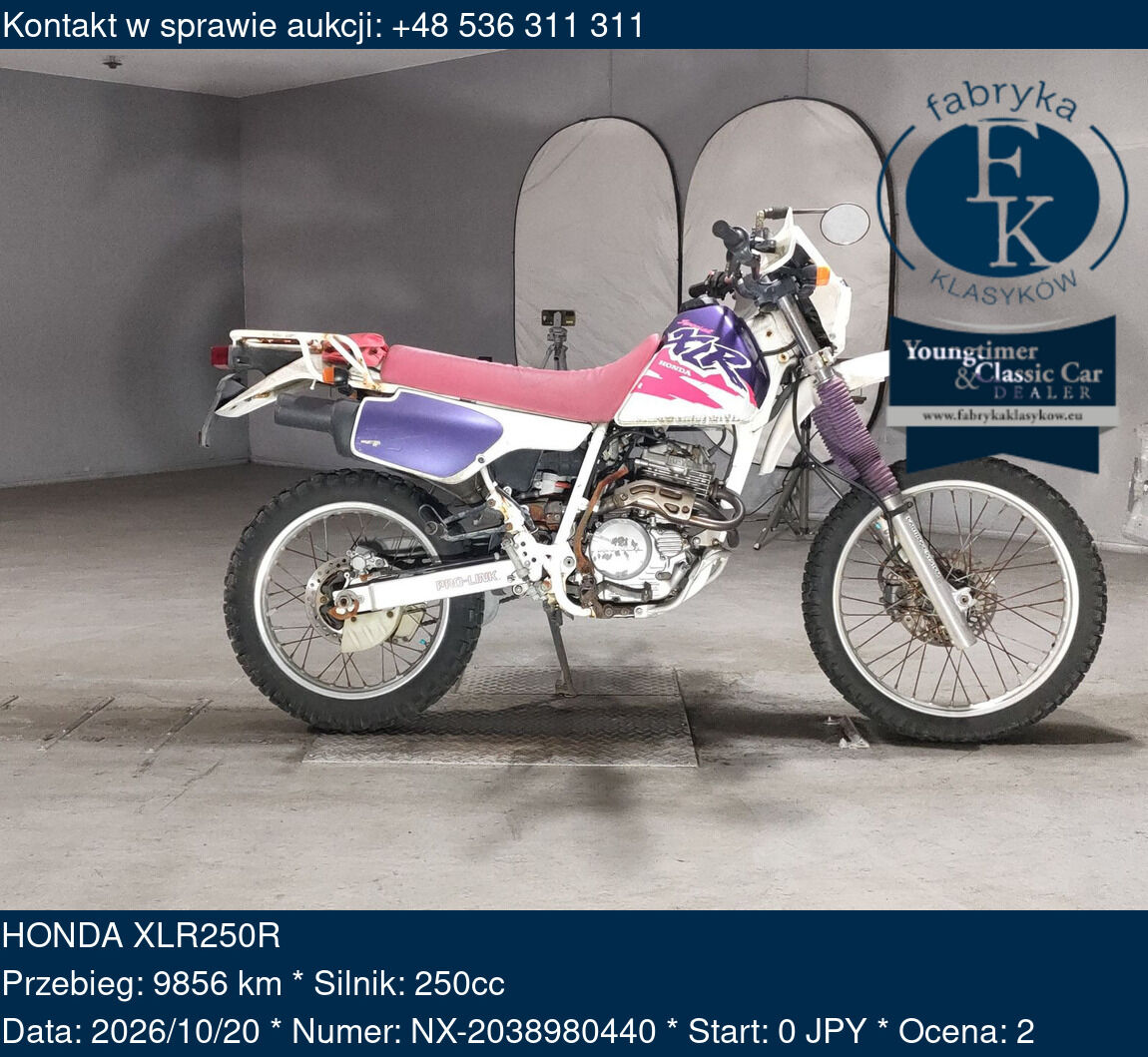 HONDA XLR250R  - zdjęcie 2