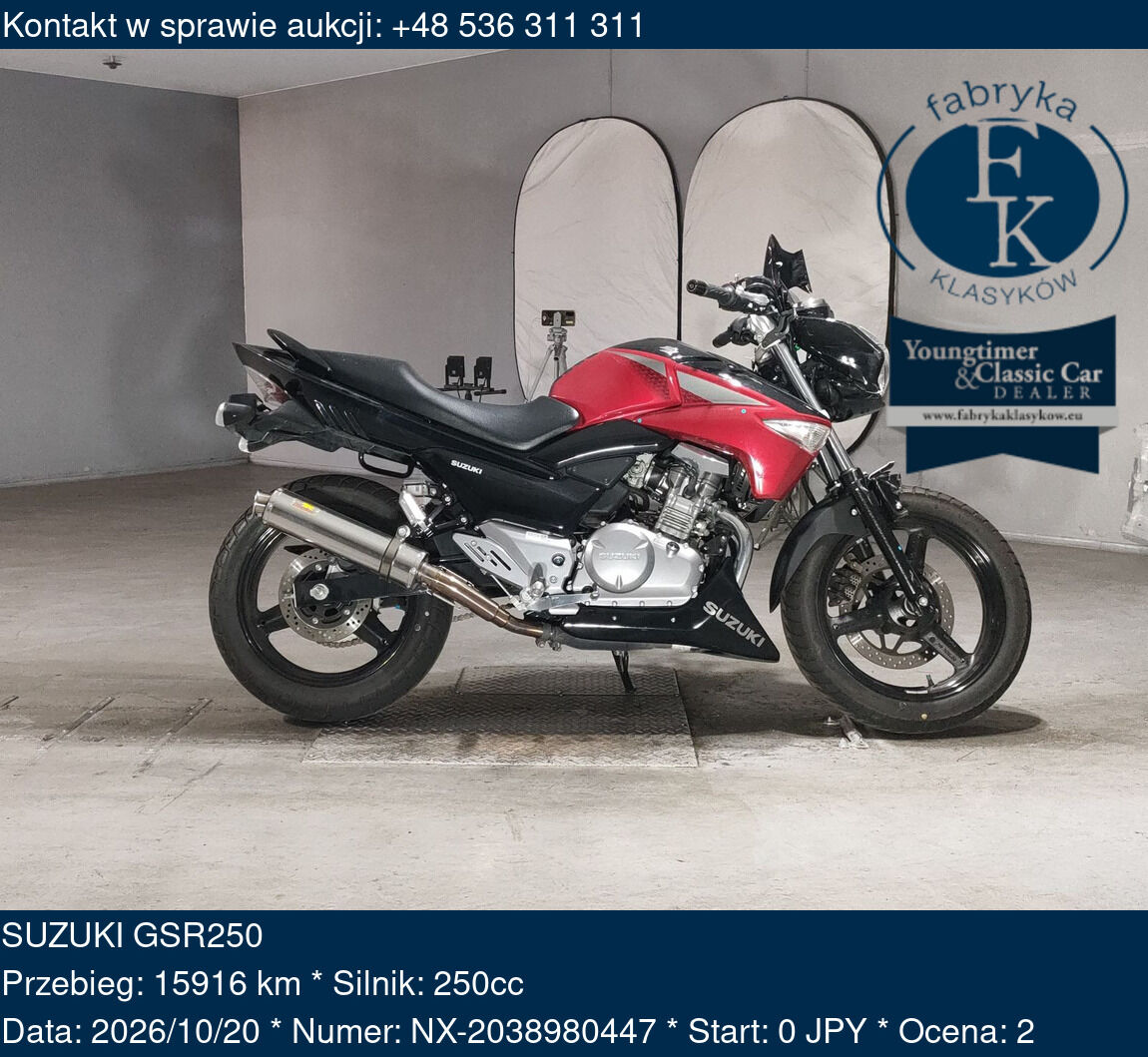 SUZUKI GSR250  - zdjęcie 2