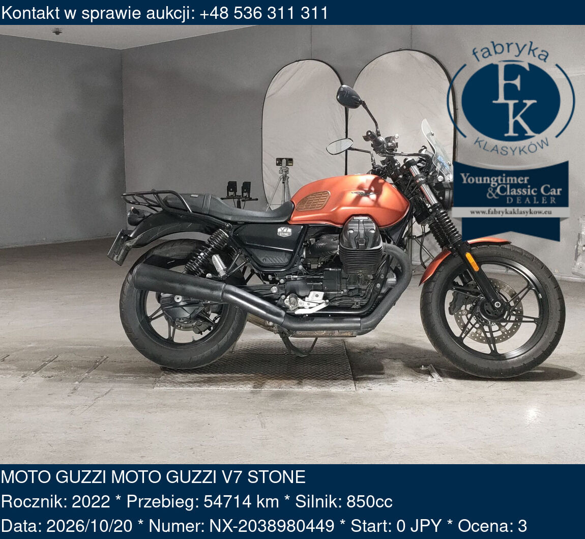 MOTO GUZZI MOTO GUZZI V7 STONE 2022 - zdjęcie 2