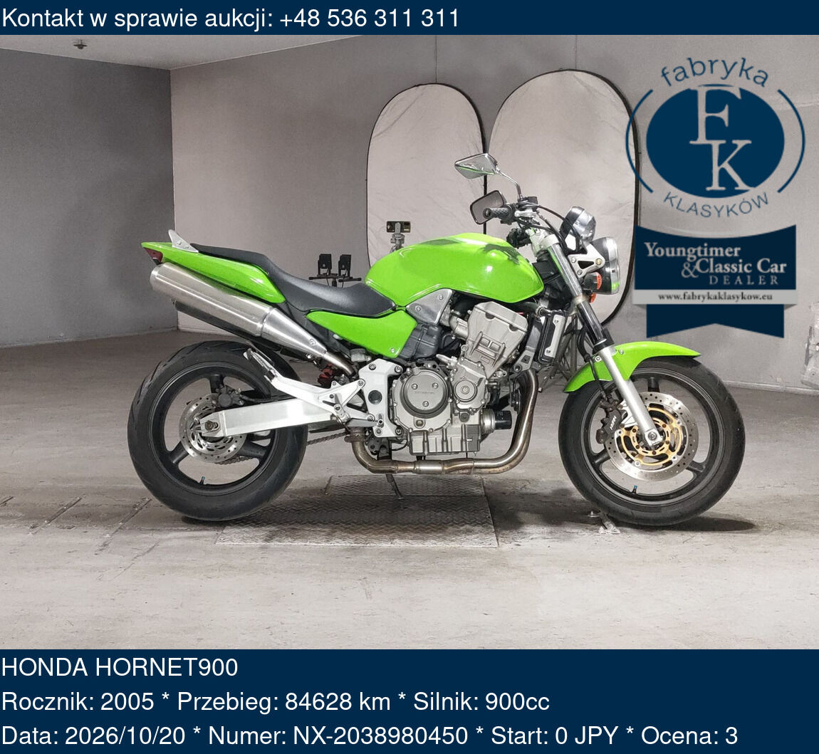 HONDA HORNET900 2005 - zdjęcie 2