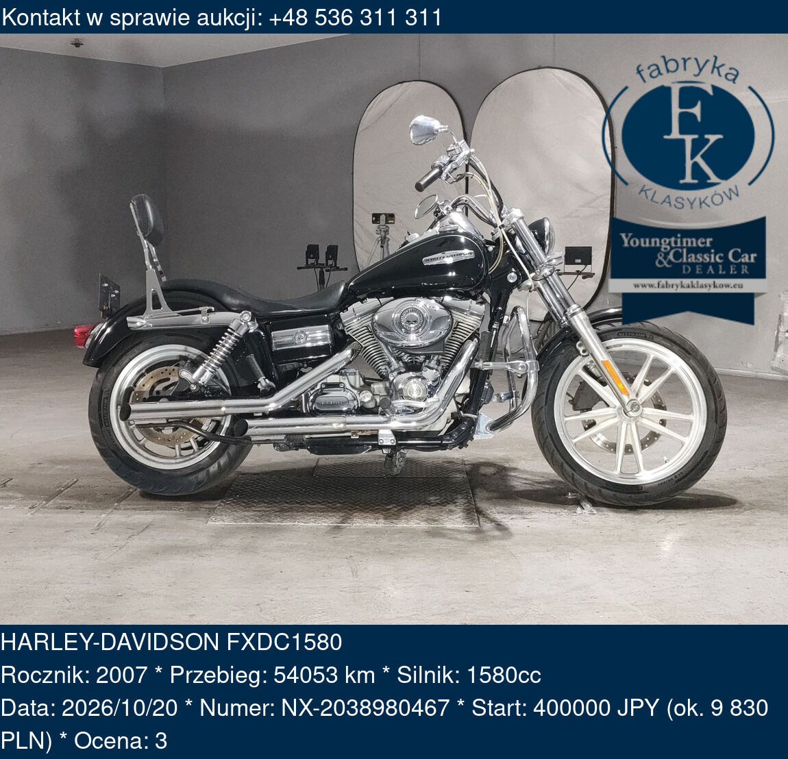 HARLEY-DAVIDSON FXDC1580 2007 - zdjęcie 2