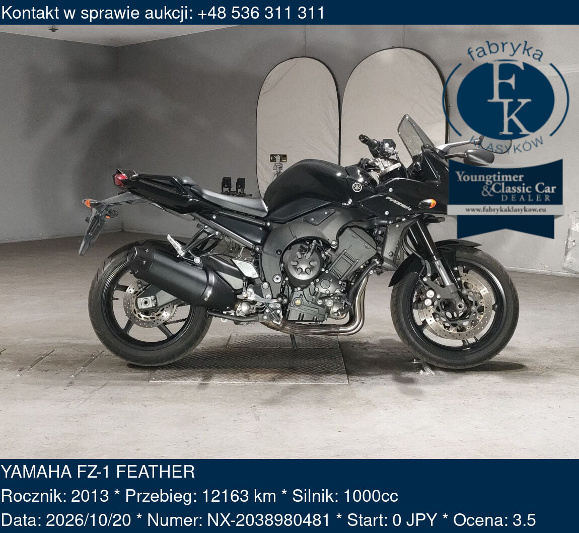 YAMAHA FZ-1 FEATHER 2013 - zdjęcie 2