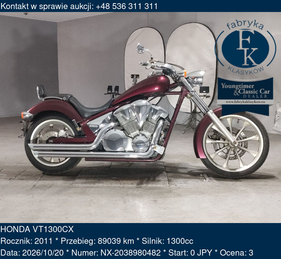 HONDA VT1300CX 2011 - zdjęcie 2